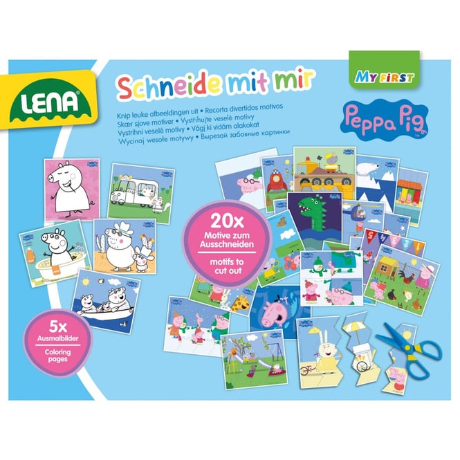 Lena - Schneide mit Peppa - Bastelset