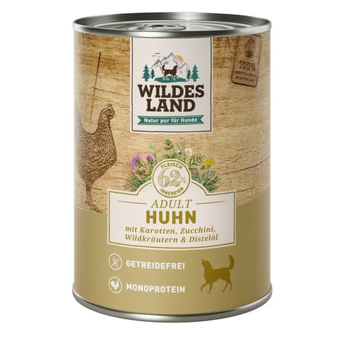 Wildes Land Huhn mit Karotten