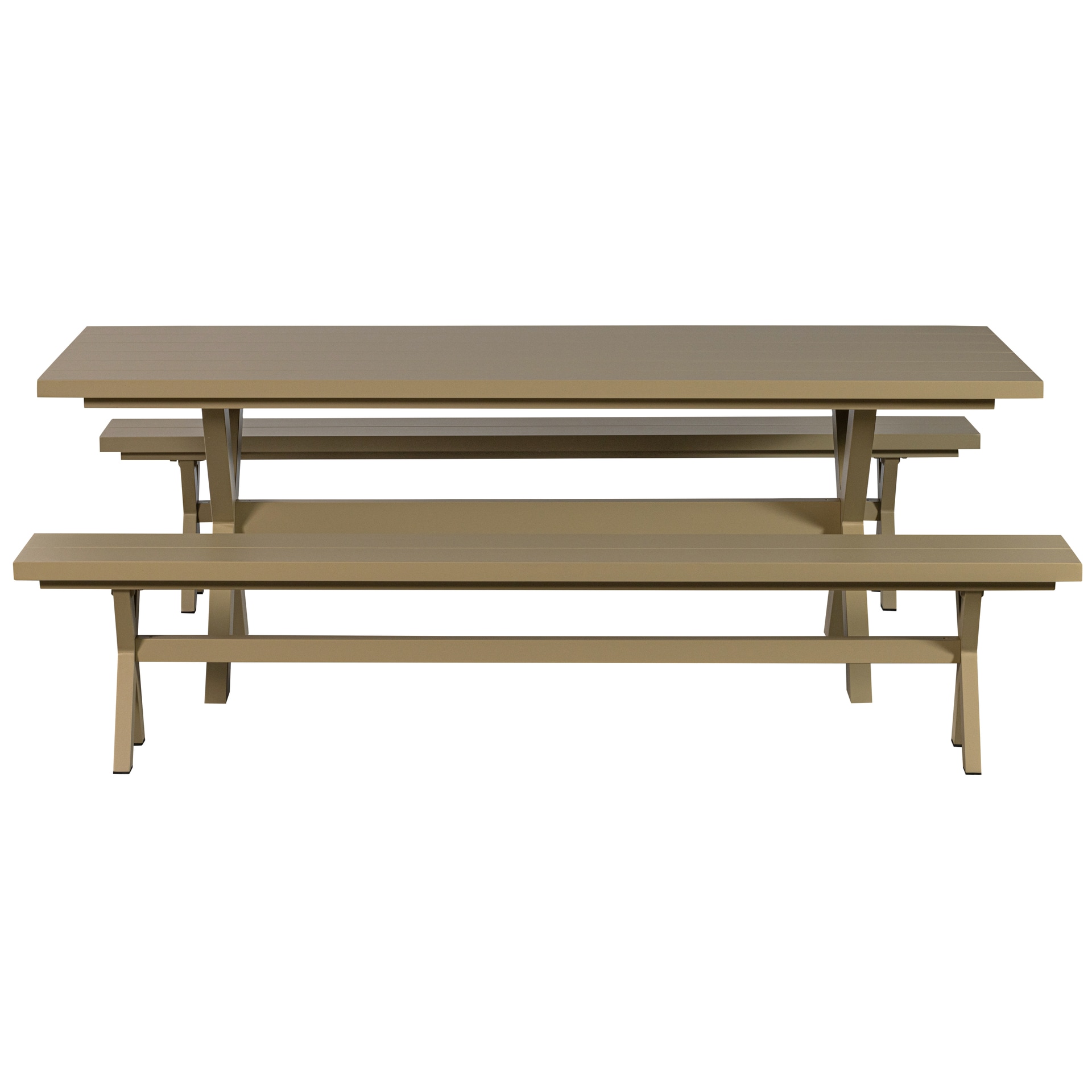 Gartentisch DELTA 220 x 105 cm sandgrün