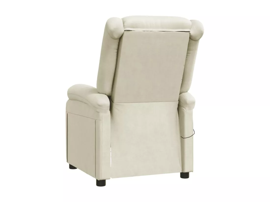 Fauteuil de massage Crème Similicuir