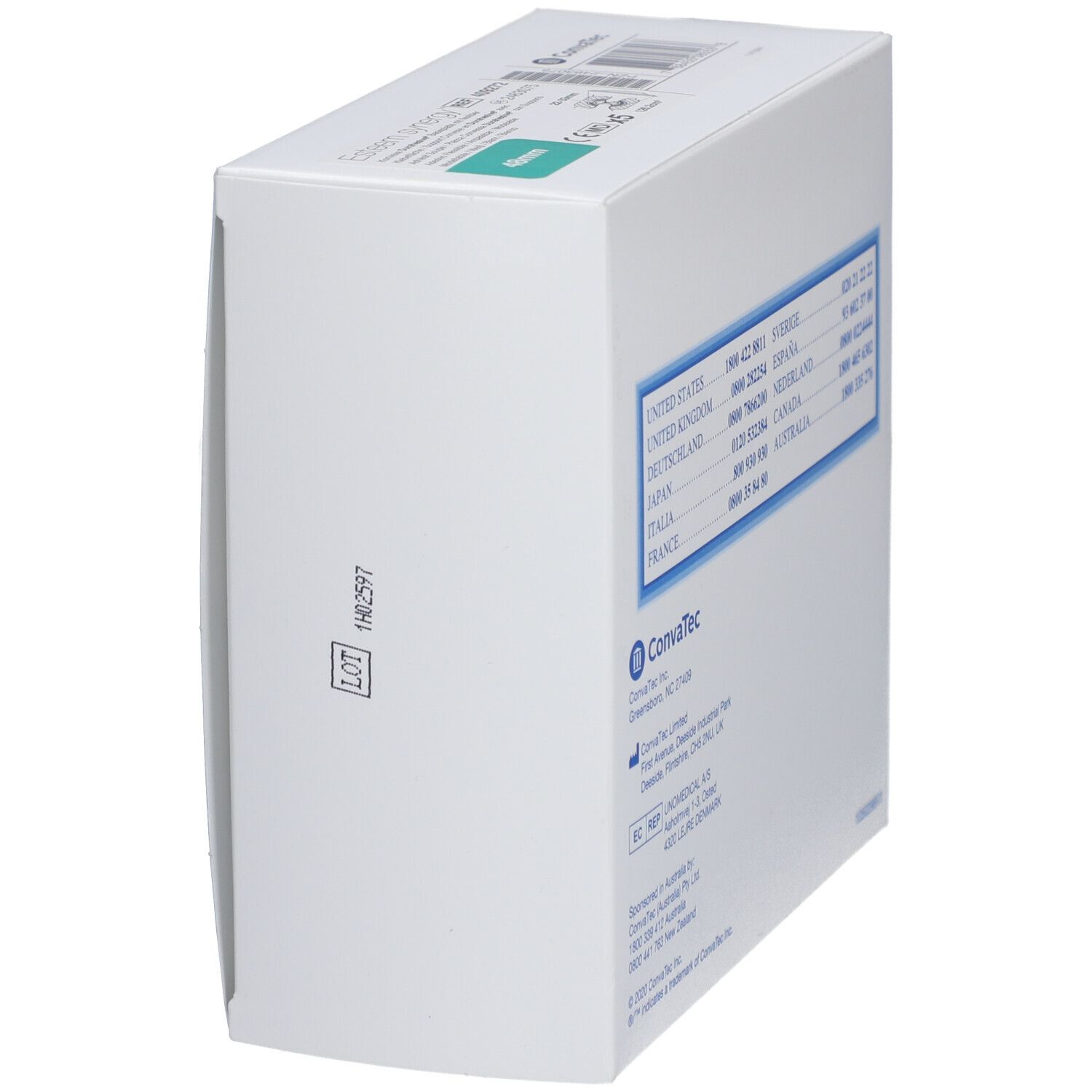 Esteem synergy® Konvexe, modellierbare Basisplatte mit Klebefläche Durahesive® 22-33 mm