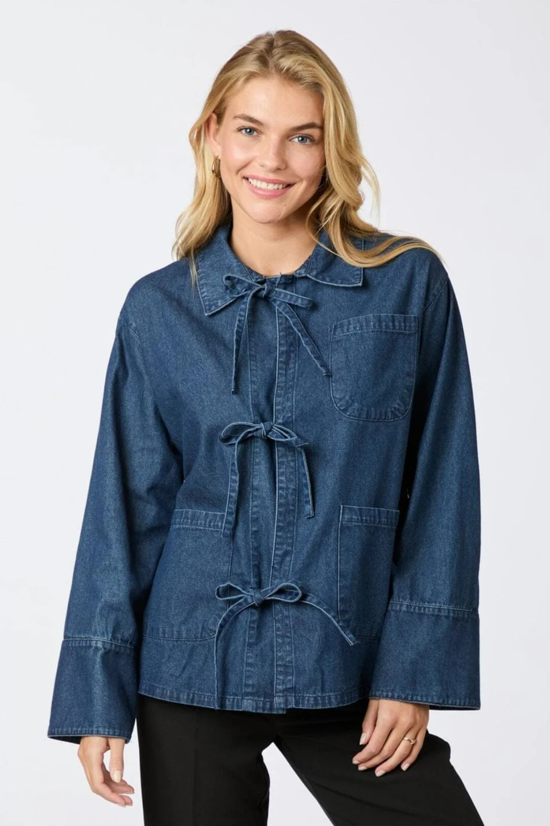 Neo Noir Starlie Denim Shirt