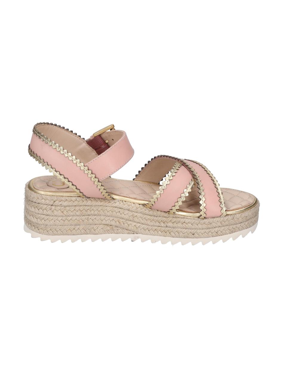 Sandale Bari 01, rosa-kombi