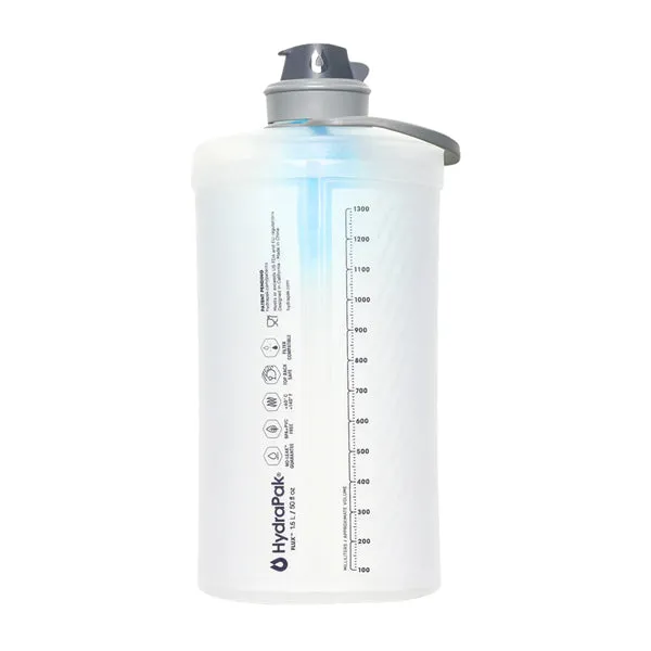 HydraPak -  HydraPak Trinkflasche Flux+ 1.5 L mit Filter weiß