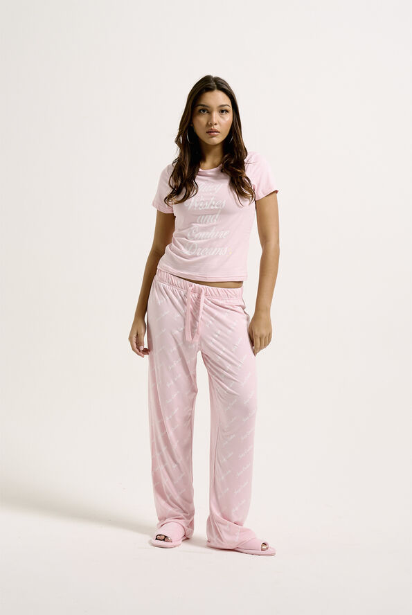 Juicy Couture JUICY WISHES SHORTSLEEVE PYJAMA SET Almond blossom