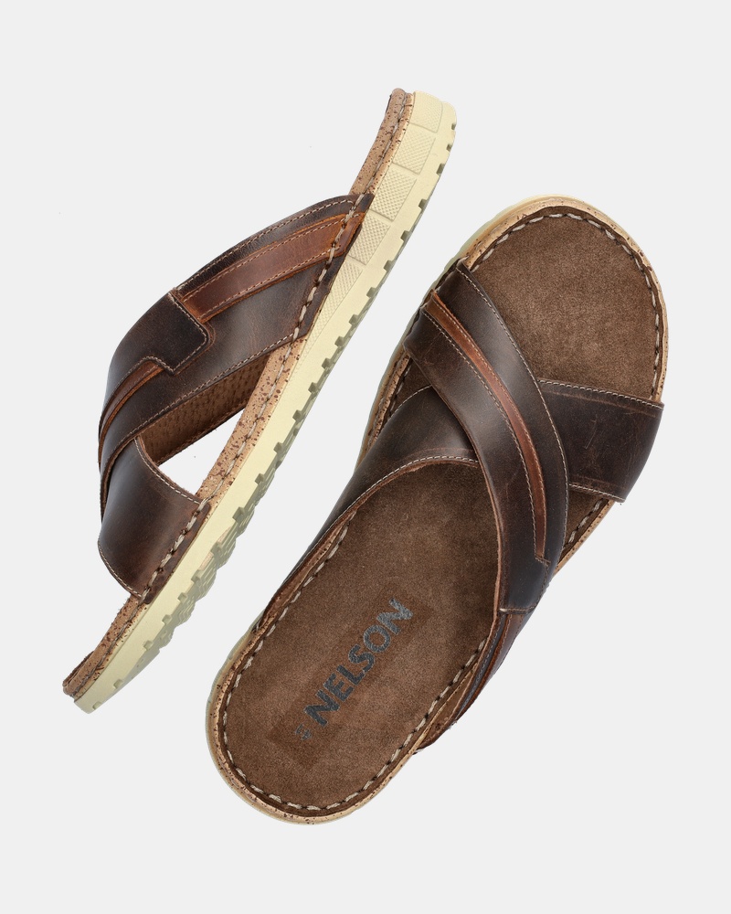 Nelson Forrest Slippers  - bruin
