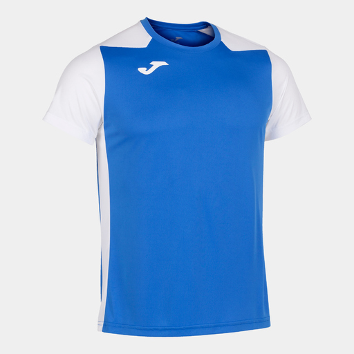 Camiseta Joma Record II Royal White de manga curta