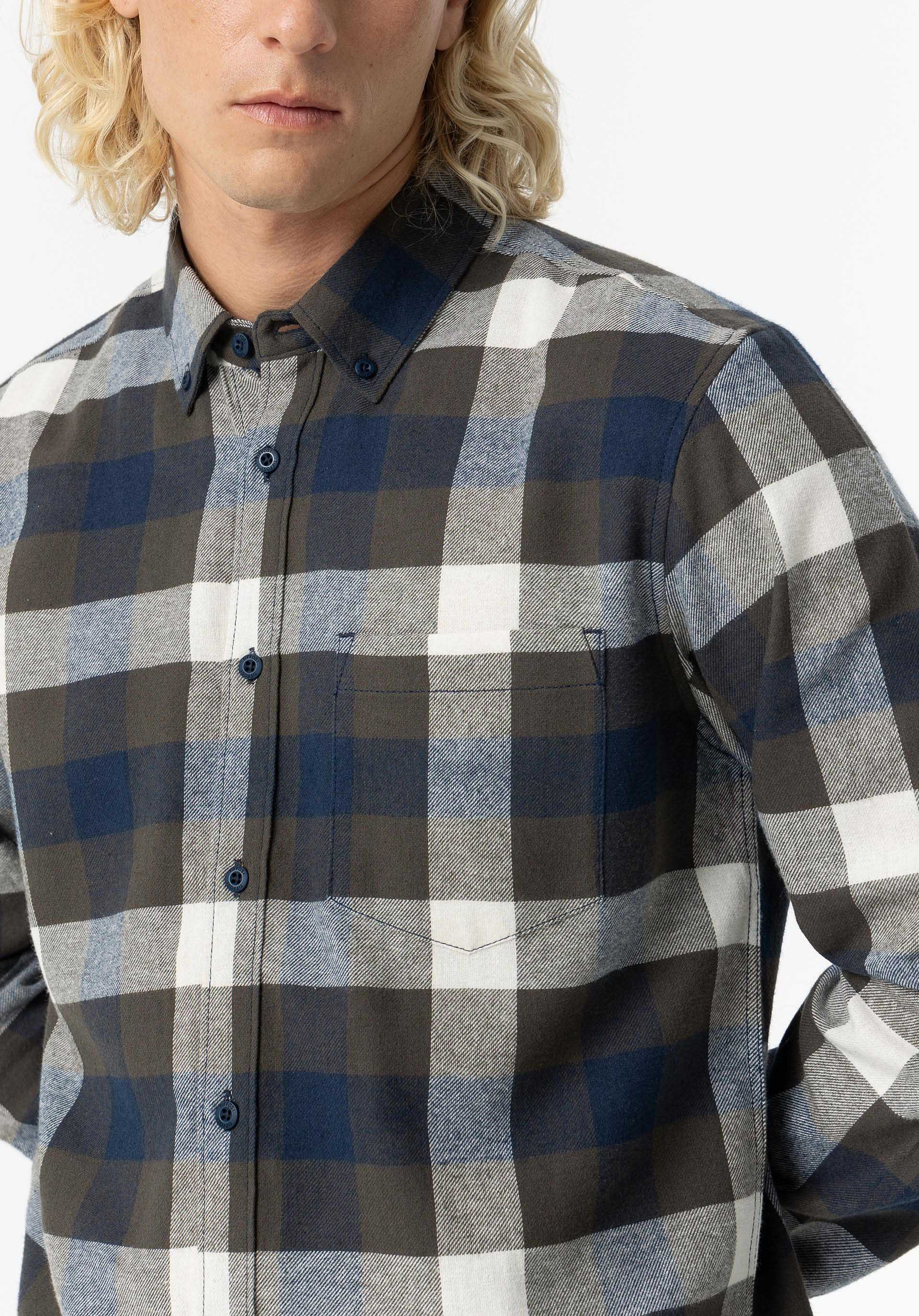 Camisa Regular Fit Xadrez Flanela