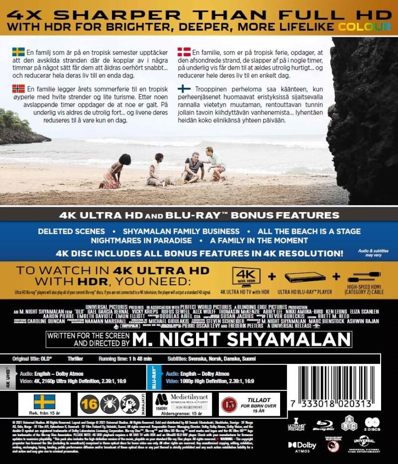 Old - 4K Ultra HD Blu-Ray