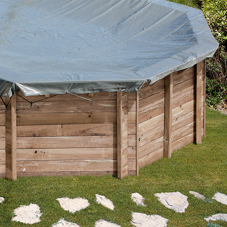 Bâche d'hivernage Sunbay pour piscine Lunda ø4,12 m