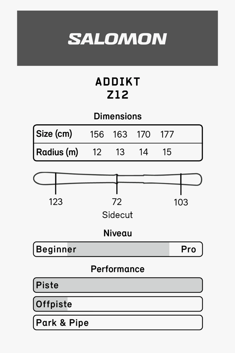 Salomon Addikt Ski Set 2324