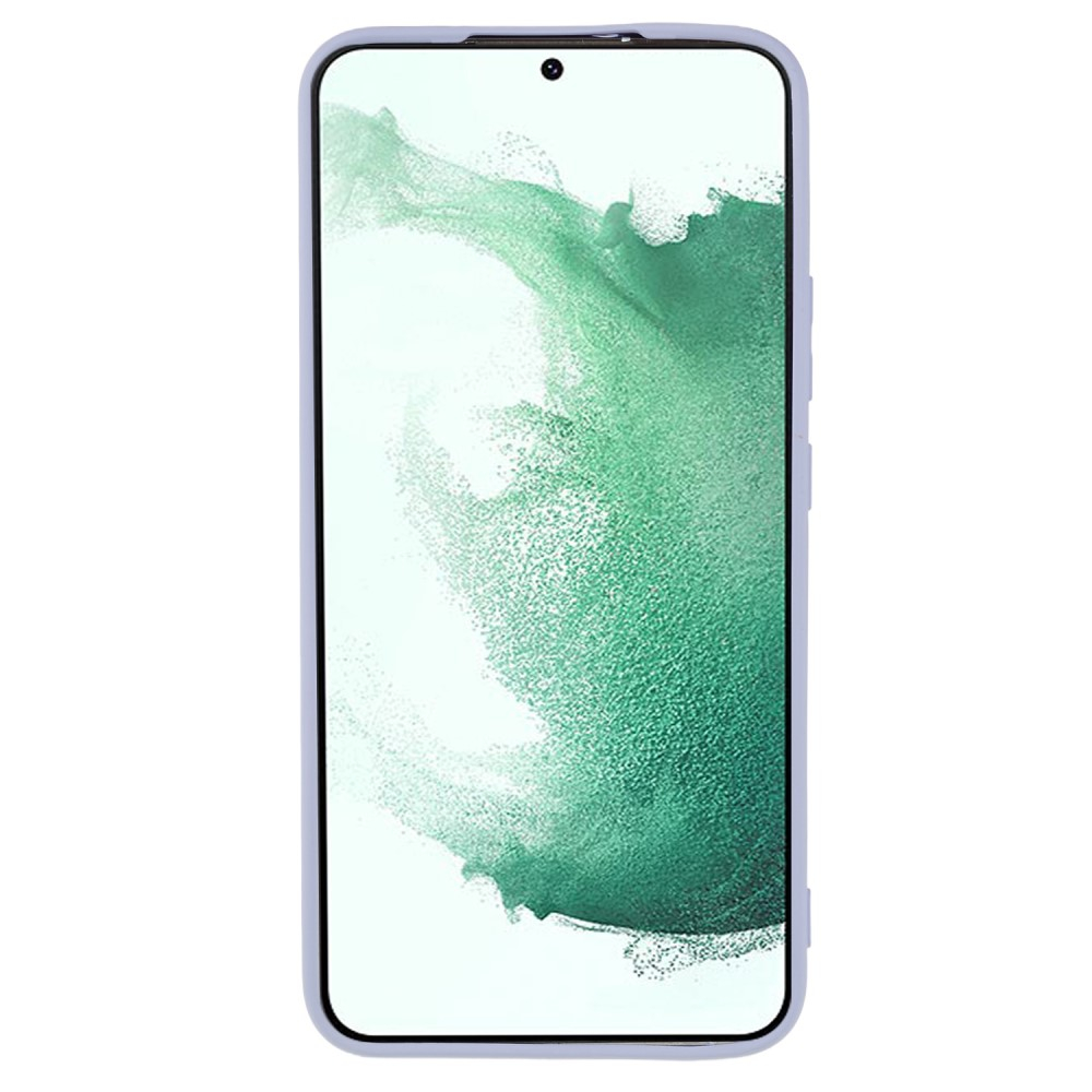 Samsung Galaxy S21 FE 5G Gummi Case Hülle mit Kameraschutz - Lila (Matt)