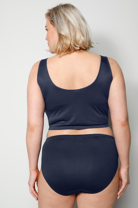 Bustier, Viskose-Stretchjersey, Rundhals, angenehm breite Träger