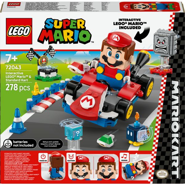 LEGO Super Mario Mario KartTM Interativo e Kart Padrão - 72043