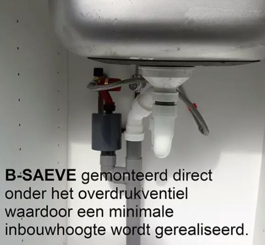 B-Saeve PVC hulpstuk voor boilers