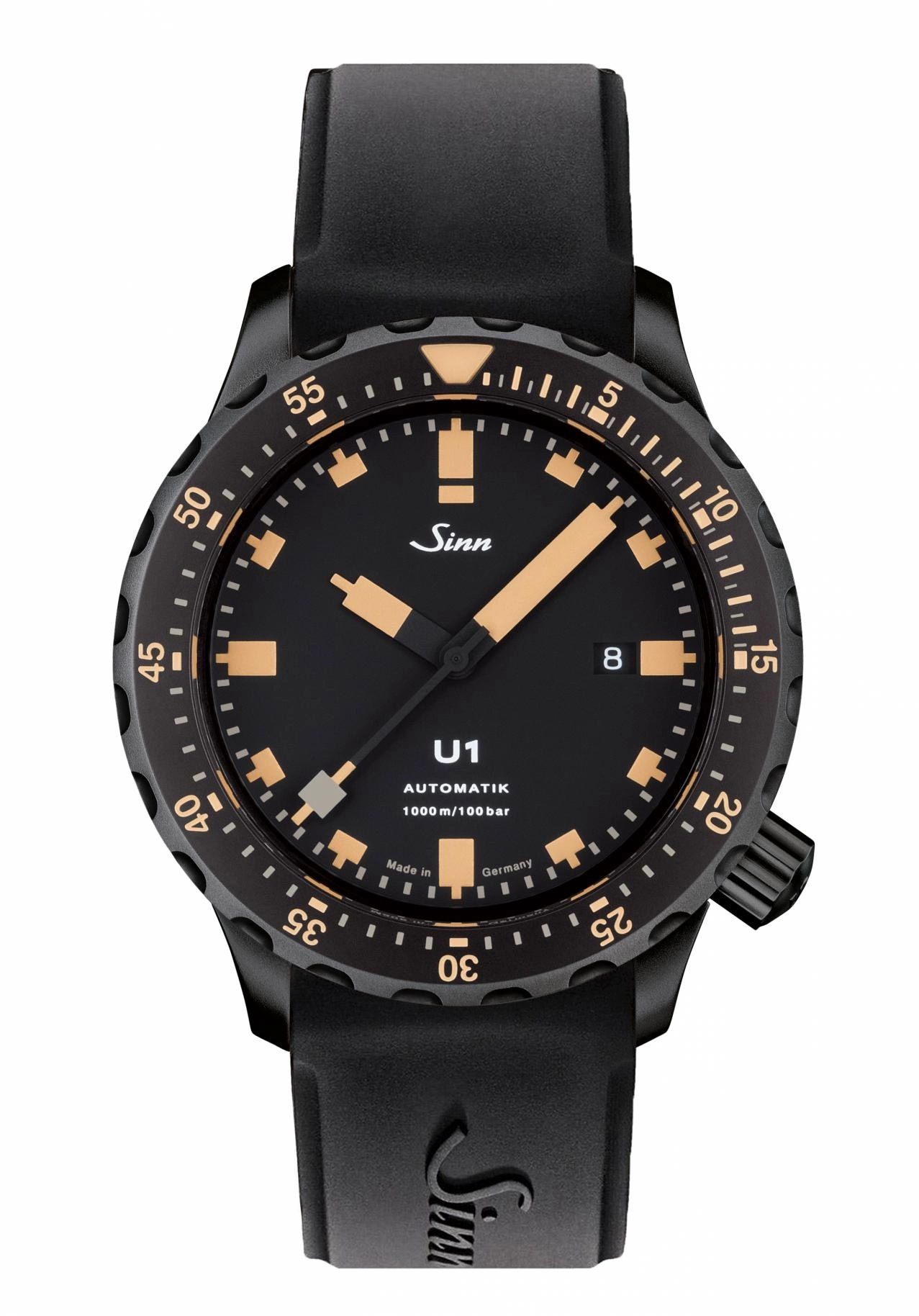 Sinn Taucheruhr U1 S E Automatik Schwarz 1010.023.SB