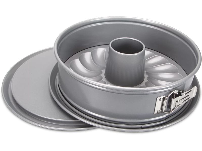 Städter Springform mit Flach.- und Rohrboden 26 cm Backform für Kuchen