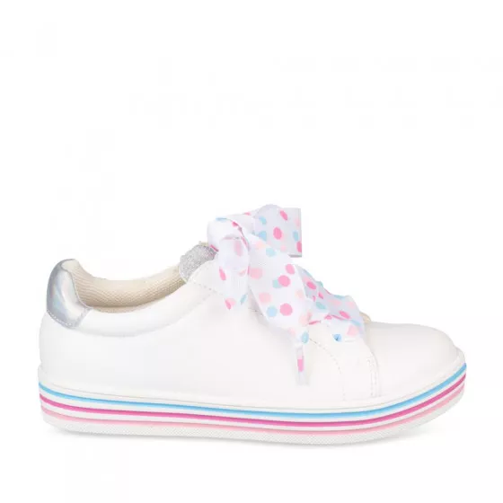Baskets BLANC LOVELY SKULL