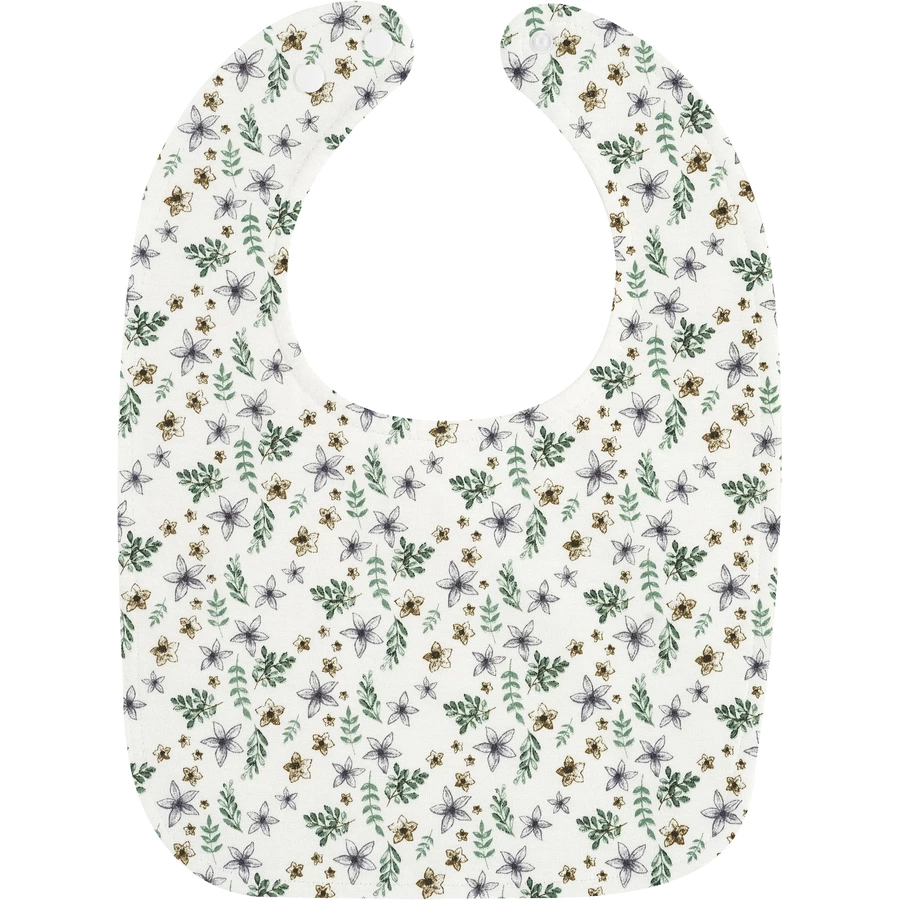 Alvi® Lätzchen 2er Pack Petit Fleurs grünweiß