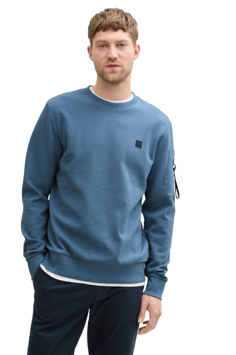 Tom Tailor blauwe heren trui