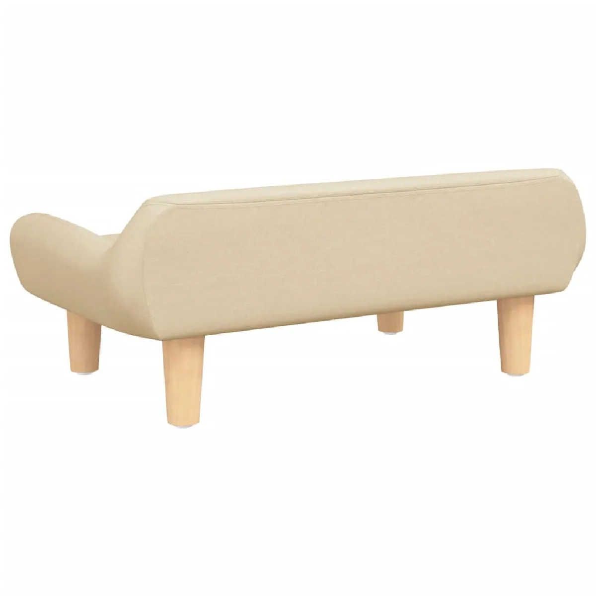 vidaXL Canapé enfants - Crème