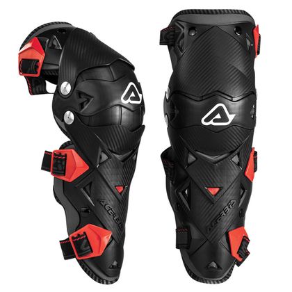 Genouillères Acerbis IMPACT EVO 3.0 BLACK RED 2023 - Noir / Rouge