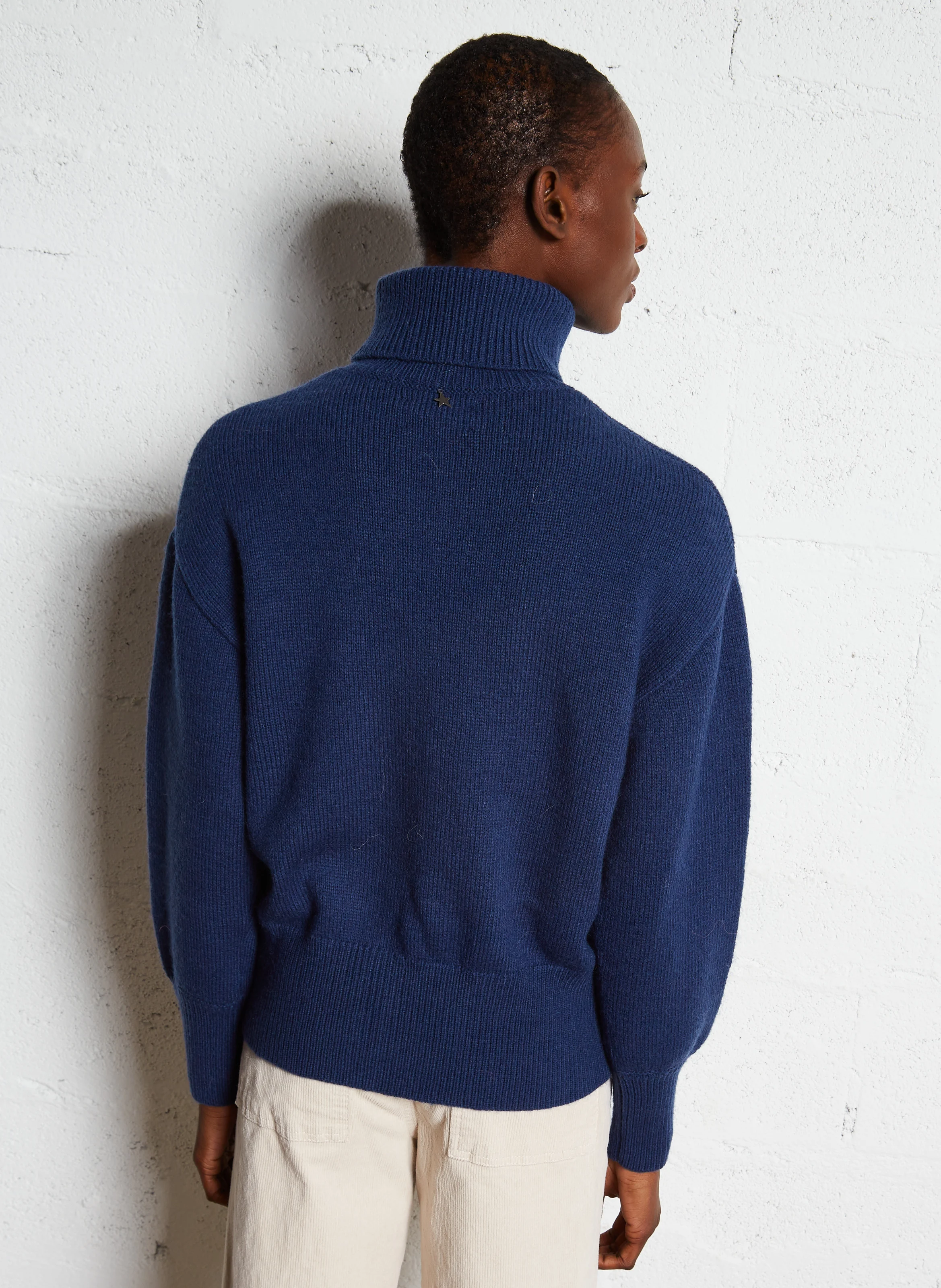 MADONIA - Pull à broderies fantaisies | Bleu