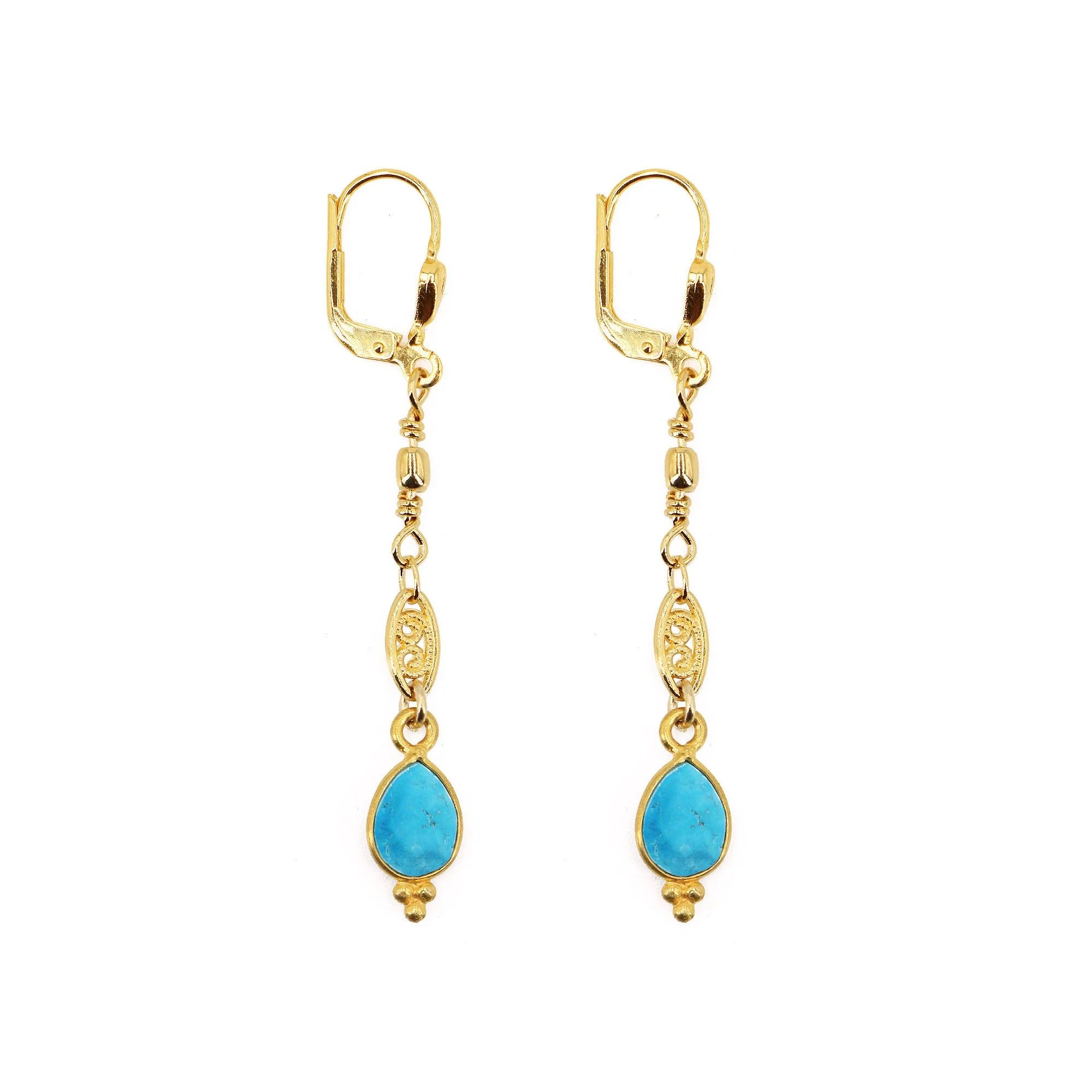 THALIA - Boucles longues | Bleu