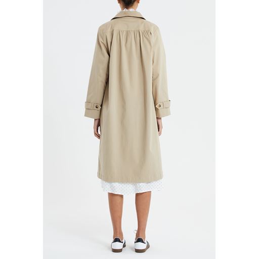 Lollys Laundry Mikala Trenchcoat, Ecru, XS