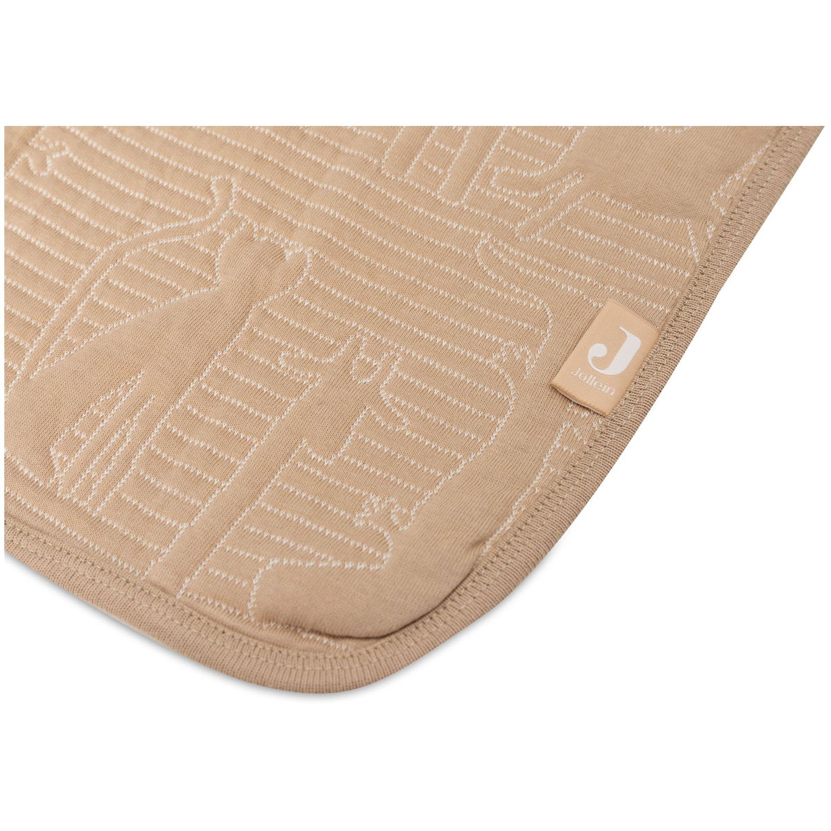 JolleinJollein   Decke Jersey Jungle Jambo biscuit-oatmeal 75x100cm