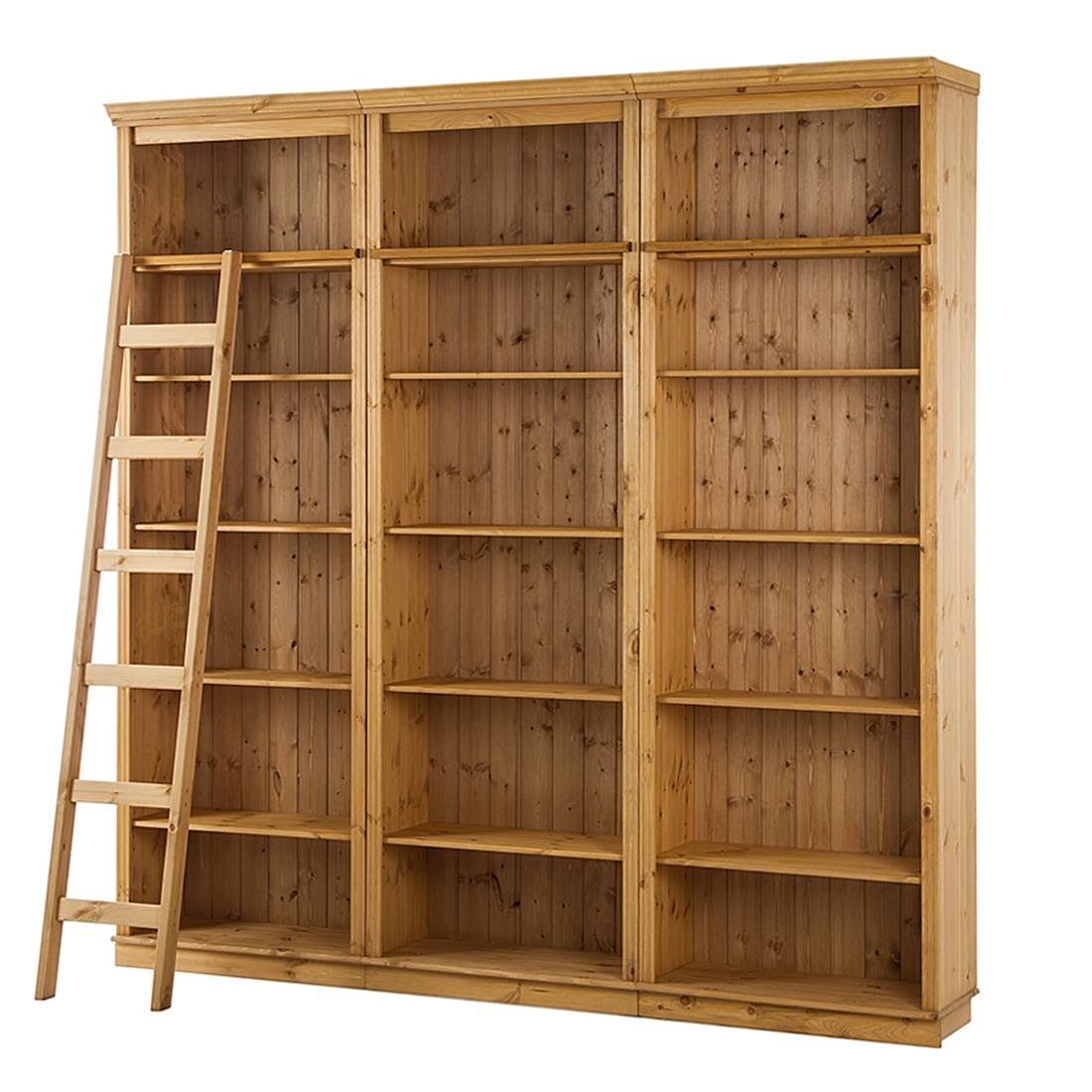 Livetastic Bücherwand Lillehammer Kiefer Holz Kiefer massiv