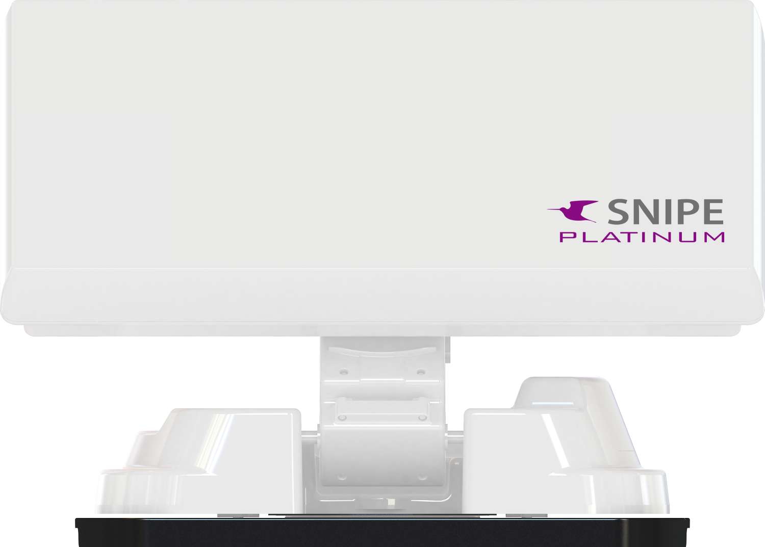 Selfsat Snipe Platinum vollautomatische Flachantenne mit Bluetooth Fernbedienung  Twin LNB