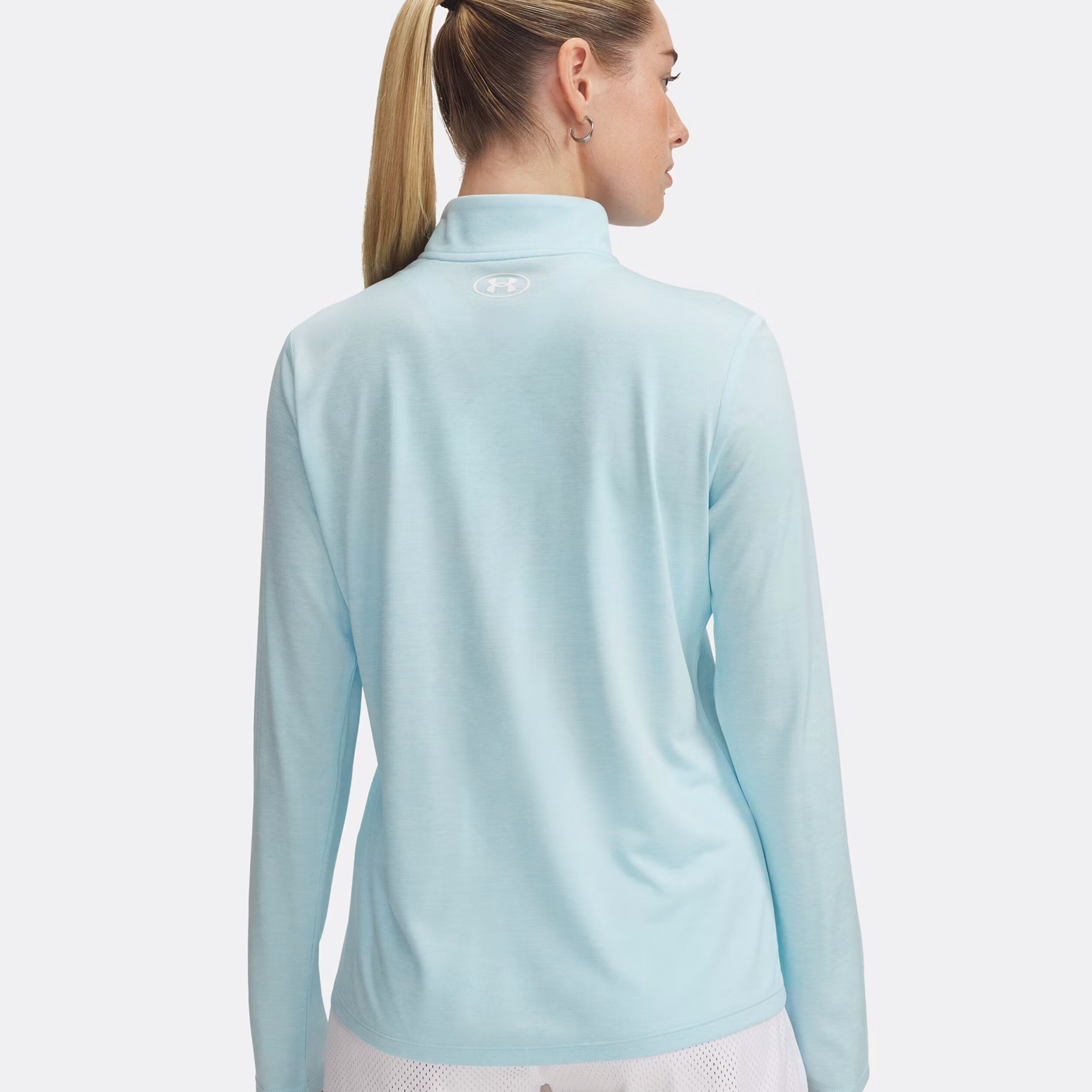 Under Armour Tech Half-Zip Haut Manches Longues Femmes - Bleu