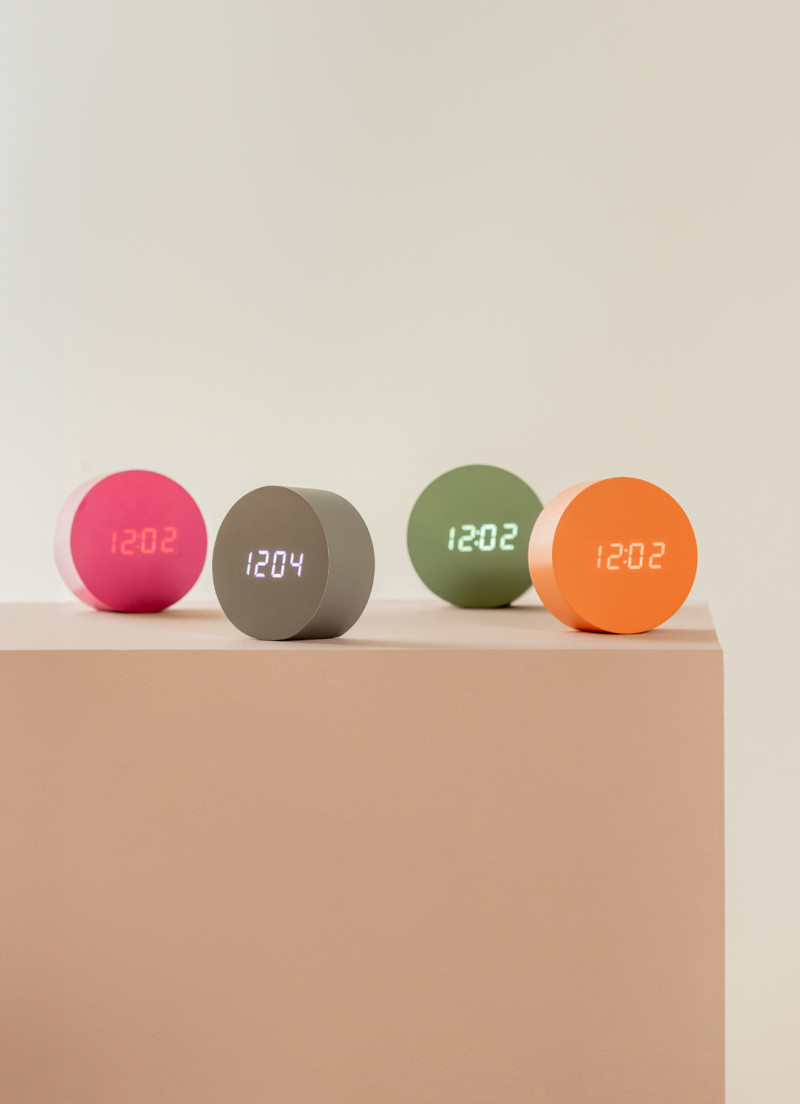 Alarm Clock Spry Round KA5981BP Bright pink