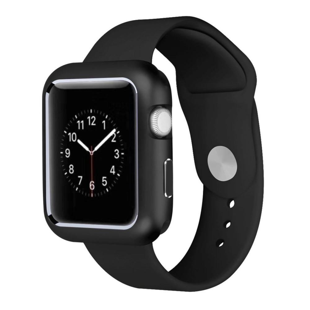 Apple Watch Series (42 mm) Magnetische Alu Schutzhülle Bumper Case (Magnet-Technologie) - Schwarz