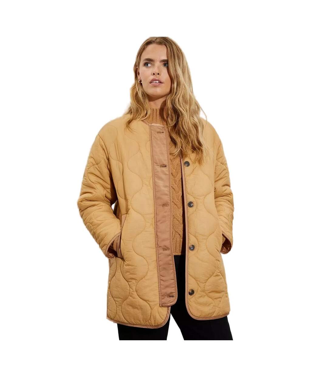 Dorothy Perkins - Doudoune matelassée - Femme (Brun-beige) - UTDP606