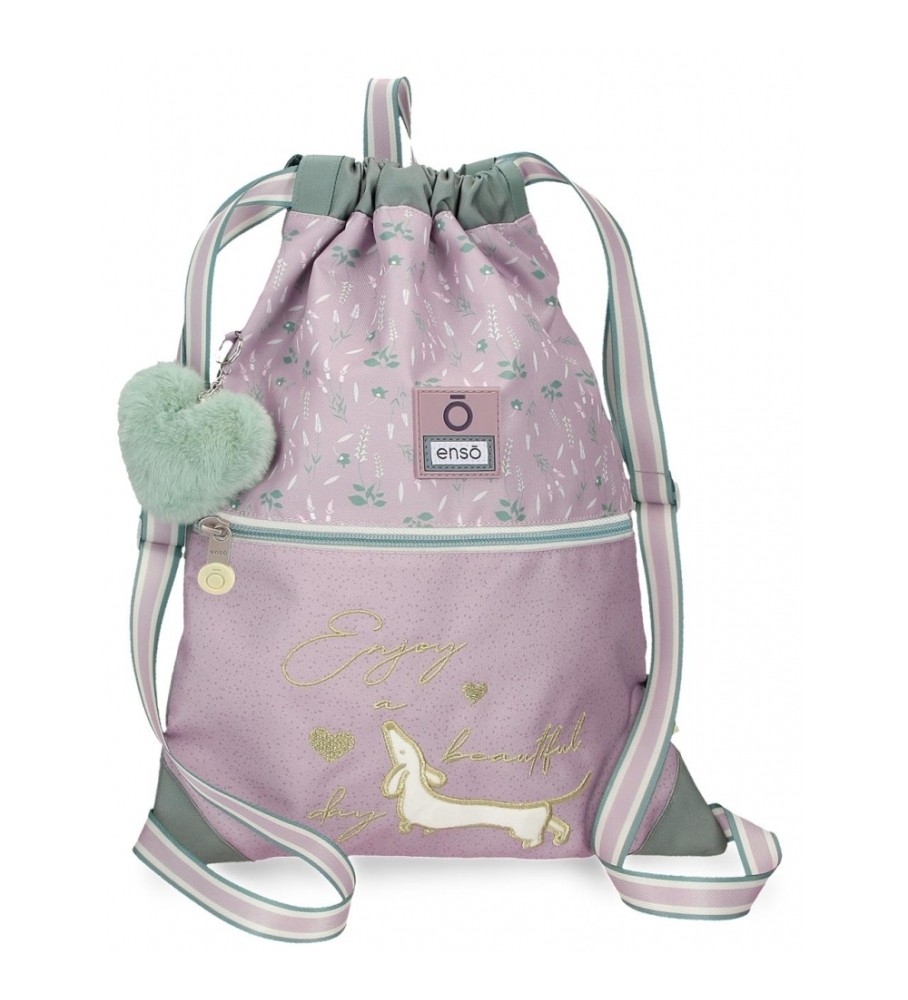 Enso Mochila saco Enso Beautiful day morado