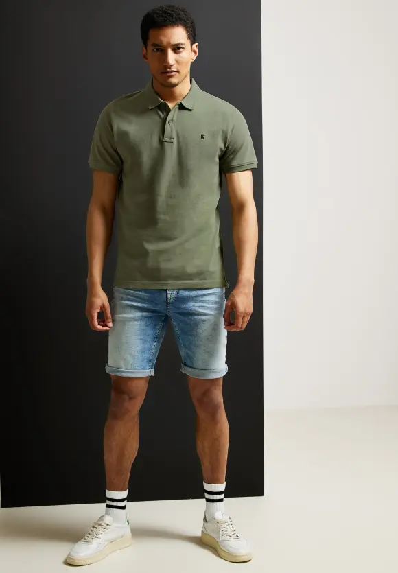 Piquée Poloshirt - oregano green