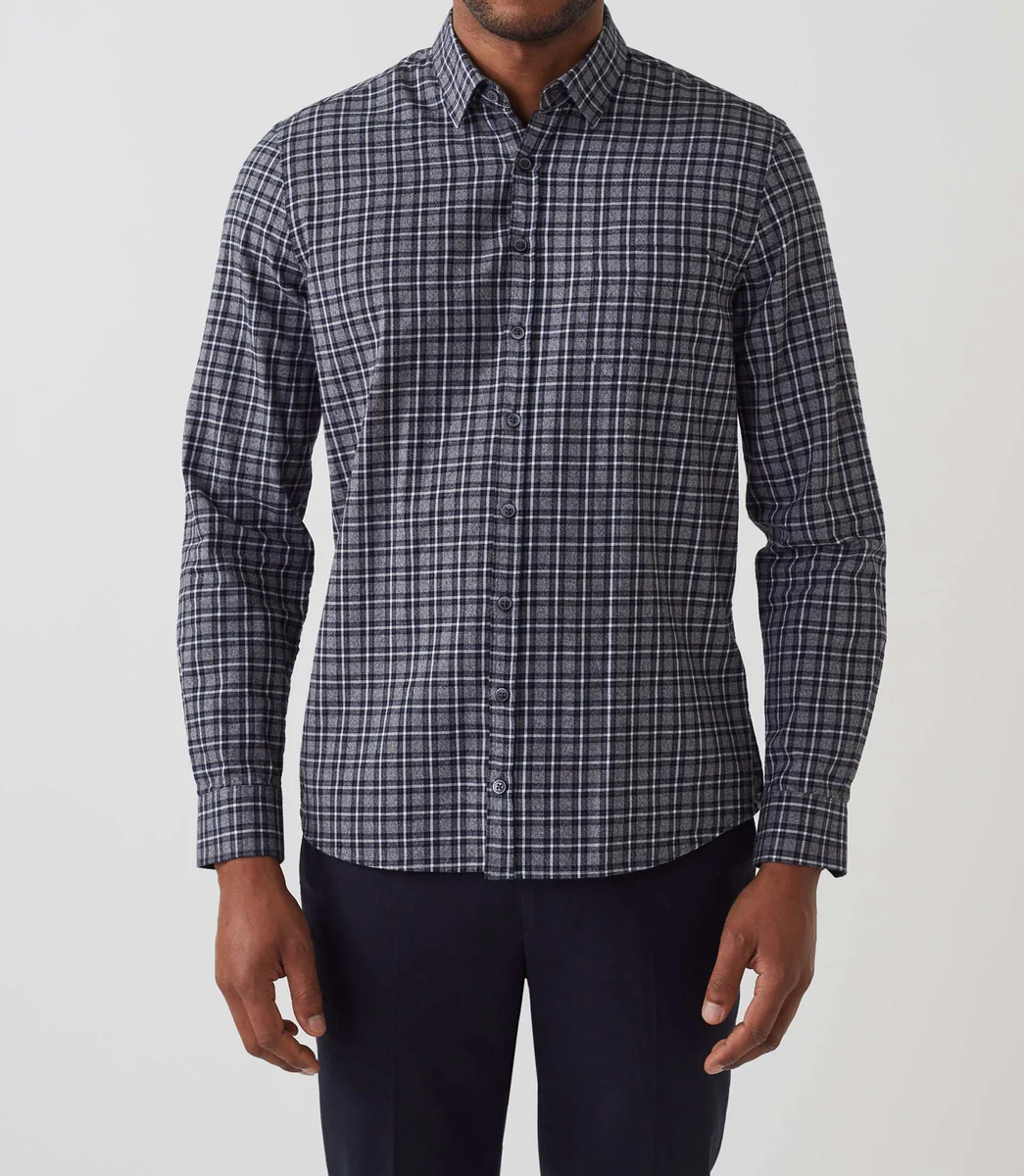 Chemise casual grise 