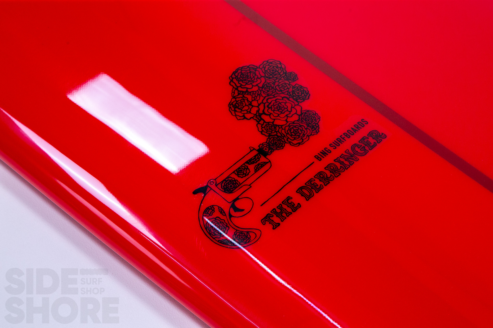 Bing Surfboards Derringer - Tint Red   Volan   Polish - 9'8 x 23