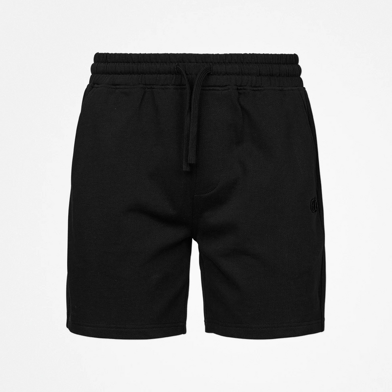 Sweatshorts Herren aus Bio-Baumwolle Schwarz