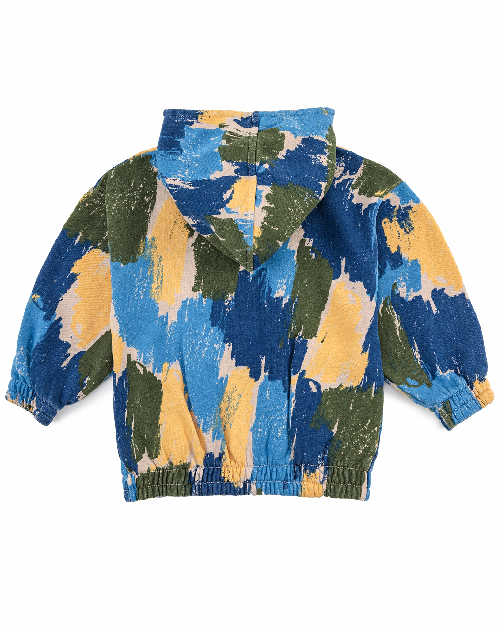 Kapuzen-Sweatjacke SHADOWS AOP in navy blue