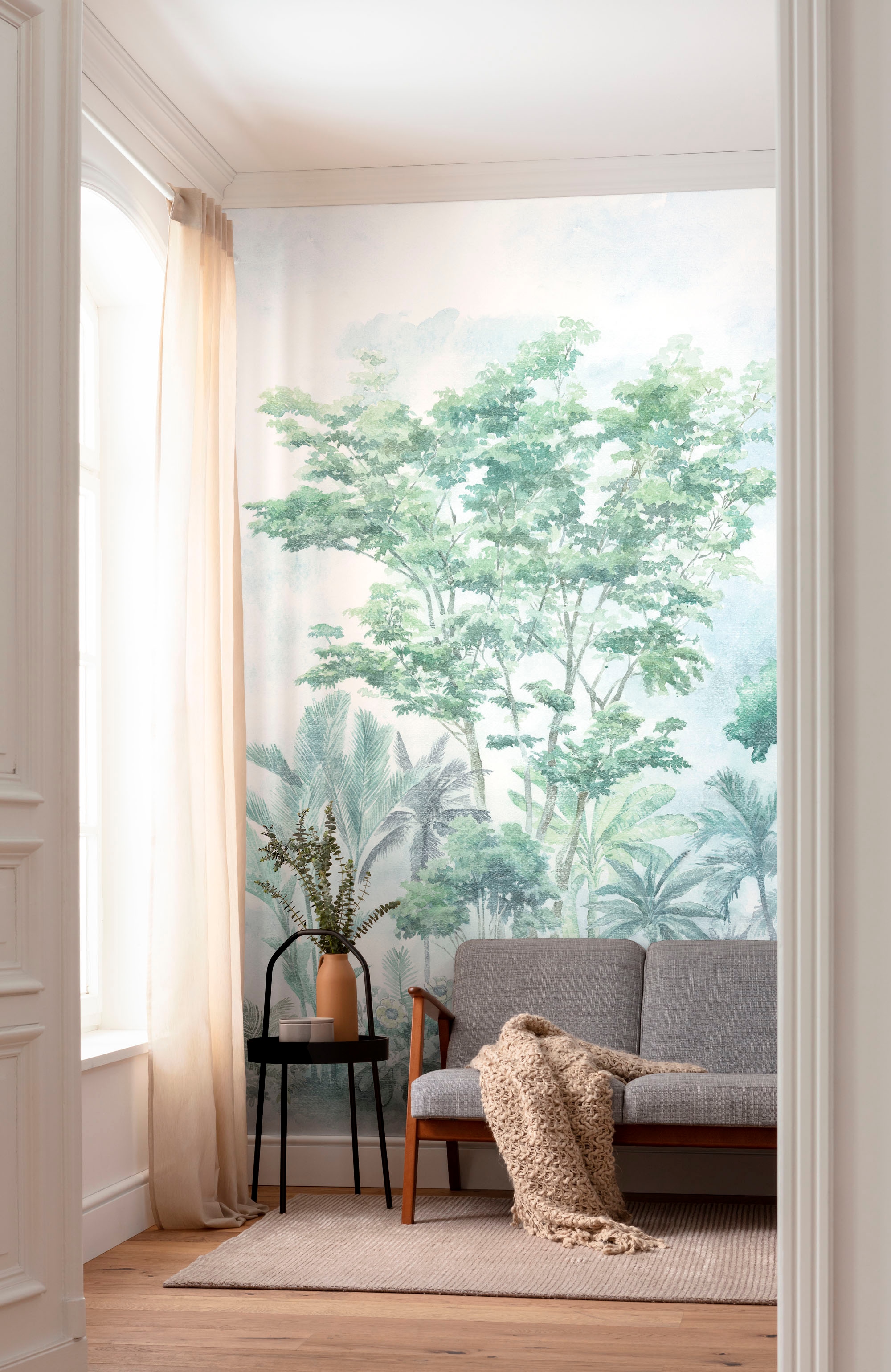 Komar Fototapete »Digitaldruck Vlies -  Pride Woods - Grösse 300 x 250 cm« bedruckt glatt Wohnzimmer, Schlafzimmer