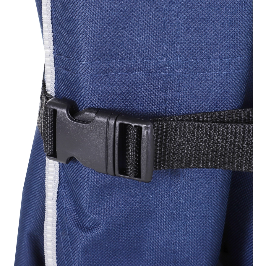 Outsunny Feldbett mit Aufbewahrungstasche blau, beige