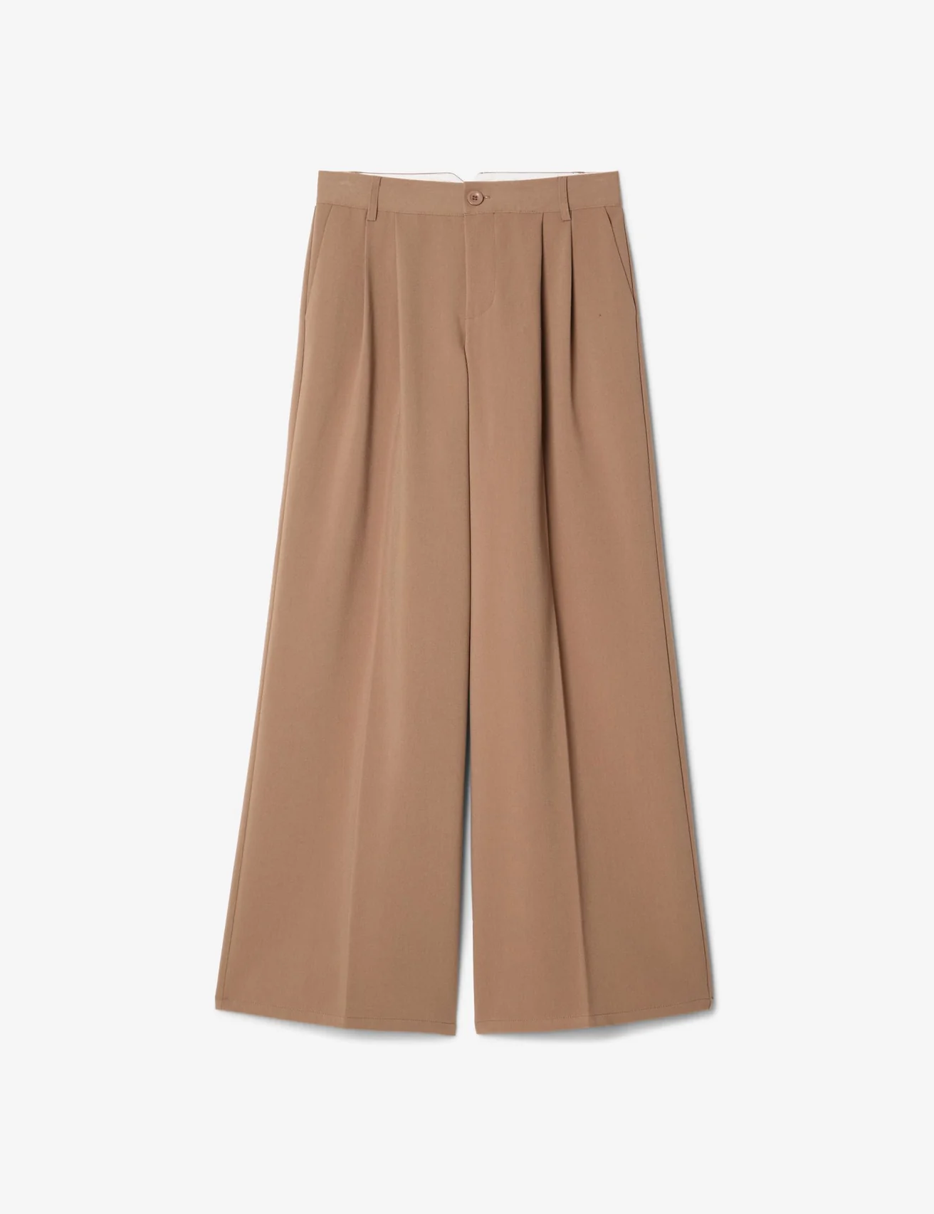 Pantalon de tailleur marron clair