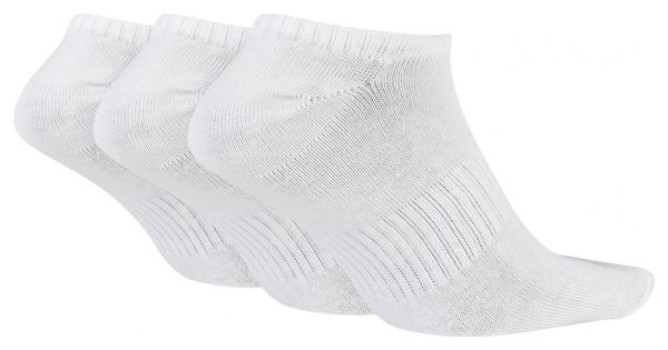 Chaussettes (x3) Nike Everyday Lightweight No-Show Blanc Unisex