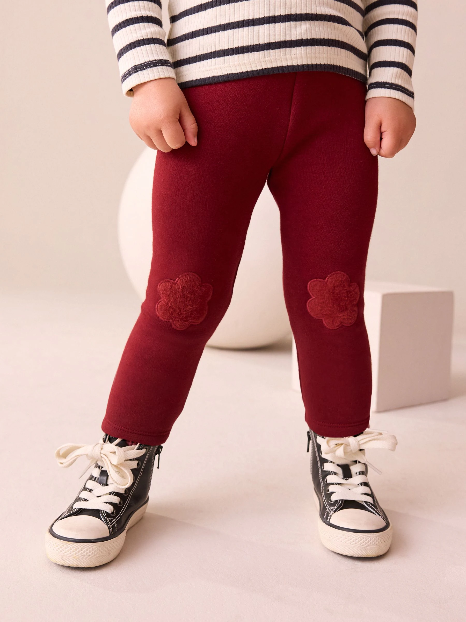 Bordeauxrood - Behaaglijke legging (3mnd-7jr)