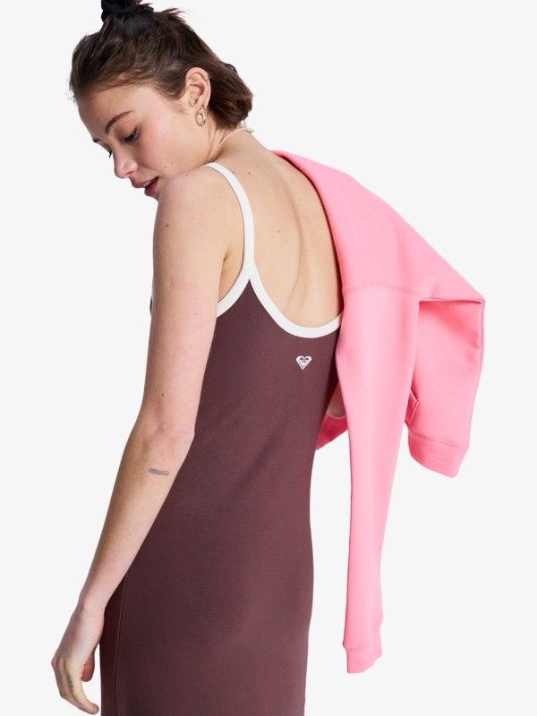 Sugar Sands Maxi Robe à bretelles Marron Femme