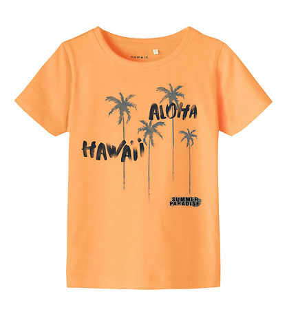 Name It T-Shirt - NmmPfrankie - Orange Pop