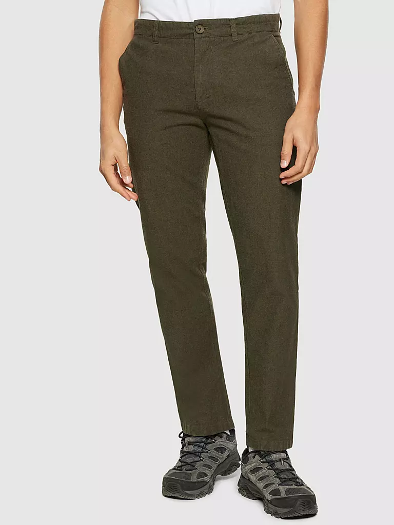 KNOWLEDGE COTTON APPAREL Chino CHUCK  olive